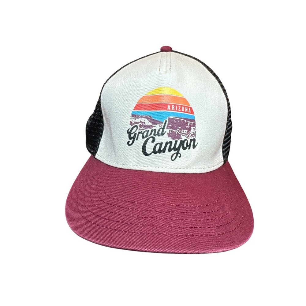 Grand Canyon AMERICAN NEEDLE Canvas Snapback Trucker Hat Cap National Park USA